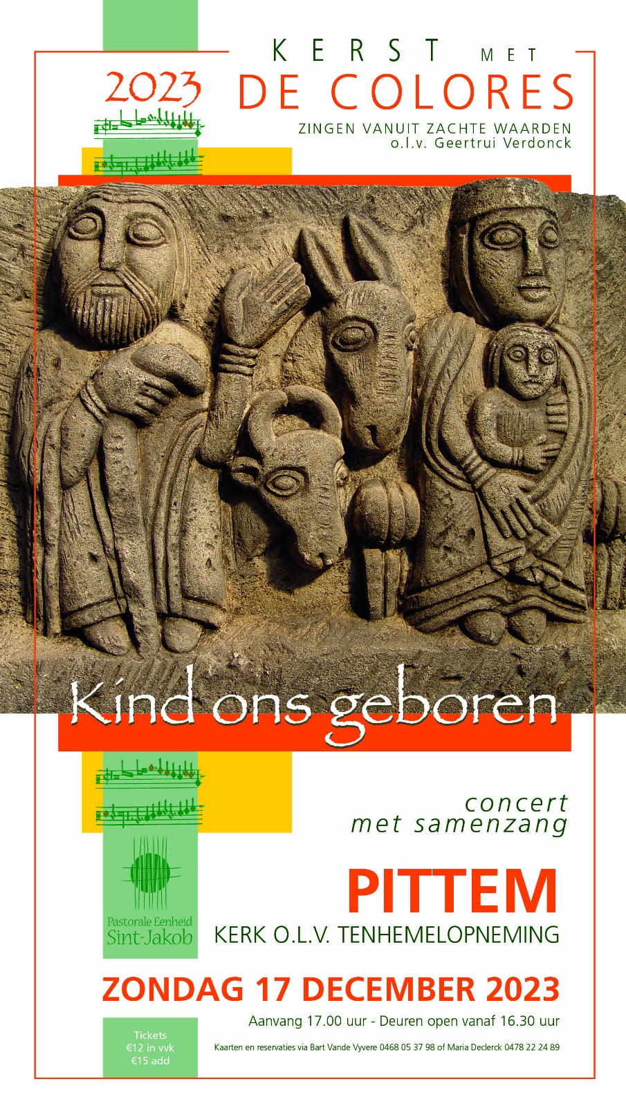 affiche kerstconcert Pittem